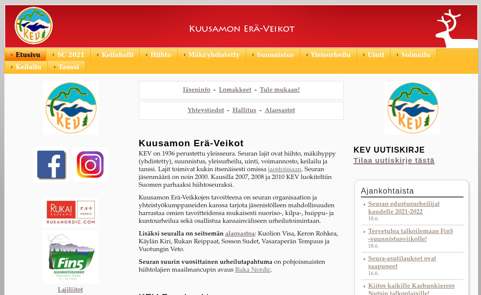 Club picture: Kuusamon Erä-Veikot