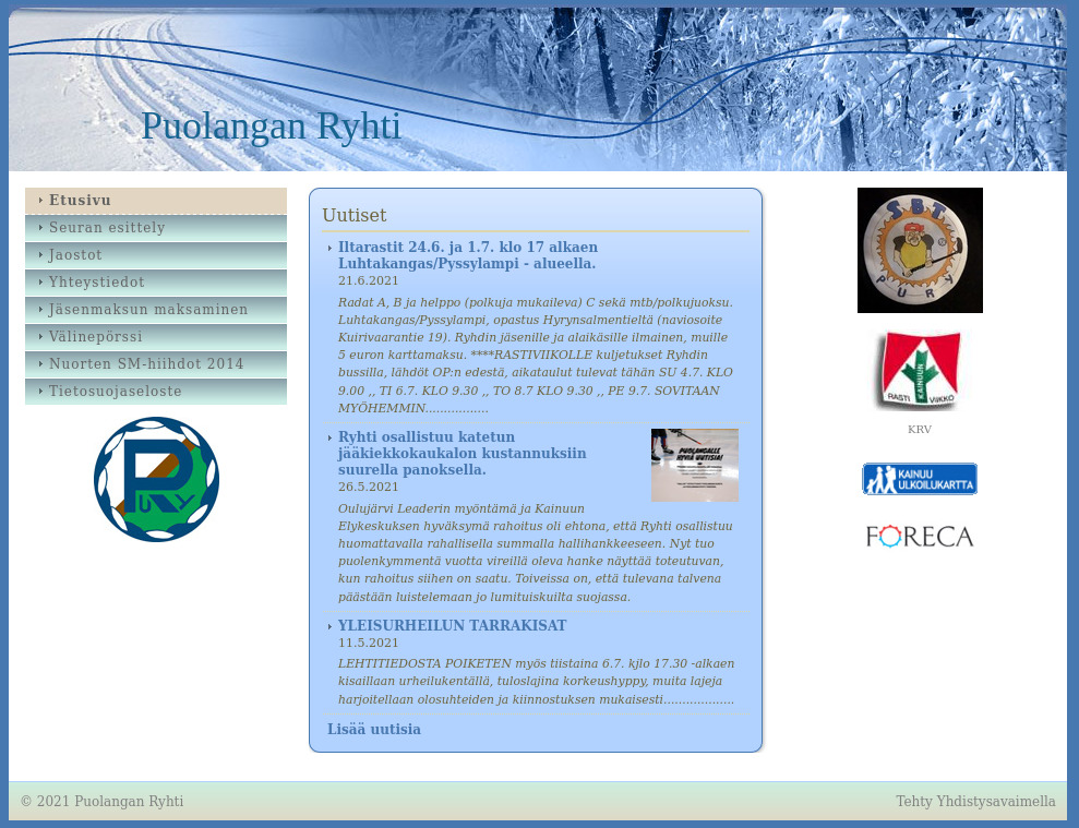 Club picture: Puolangan Ryhti