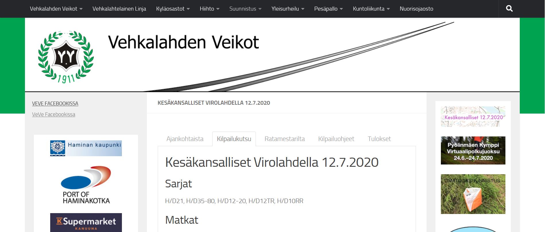 Club picture: Vehkalahden Veikot