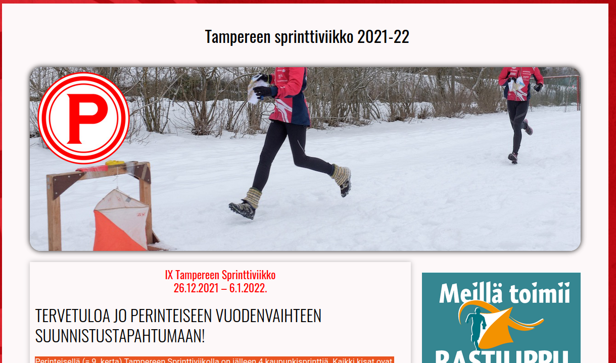 IX Tampereen Sprinttiviikko - 2021-22