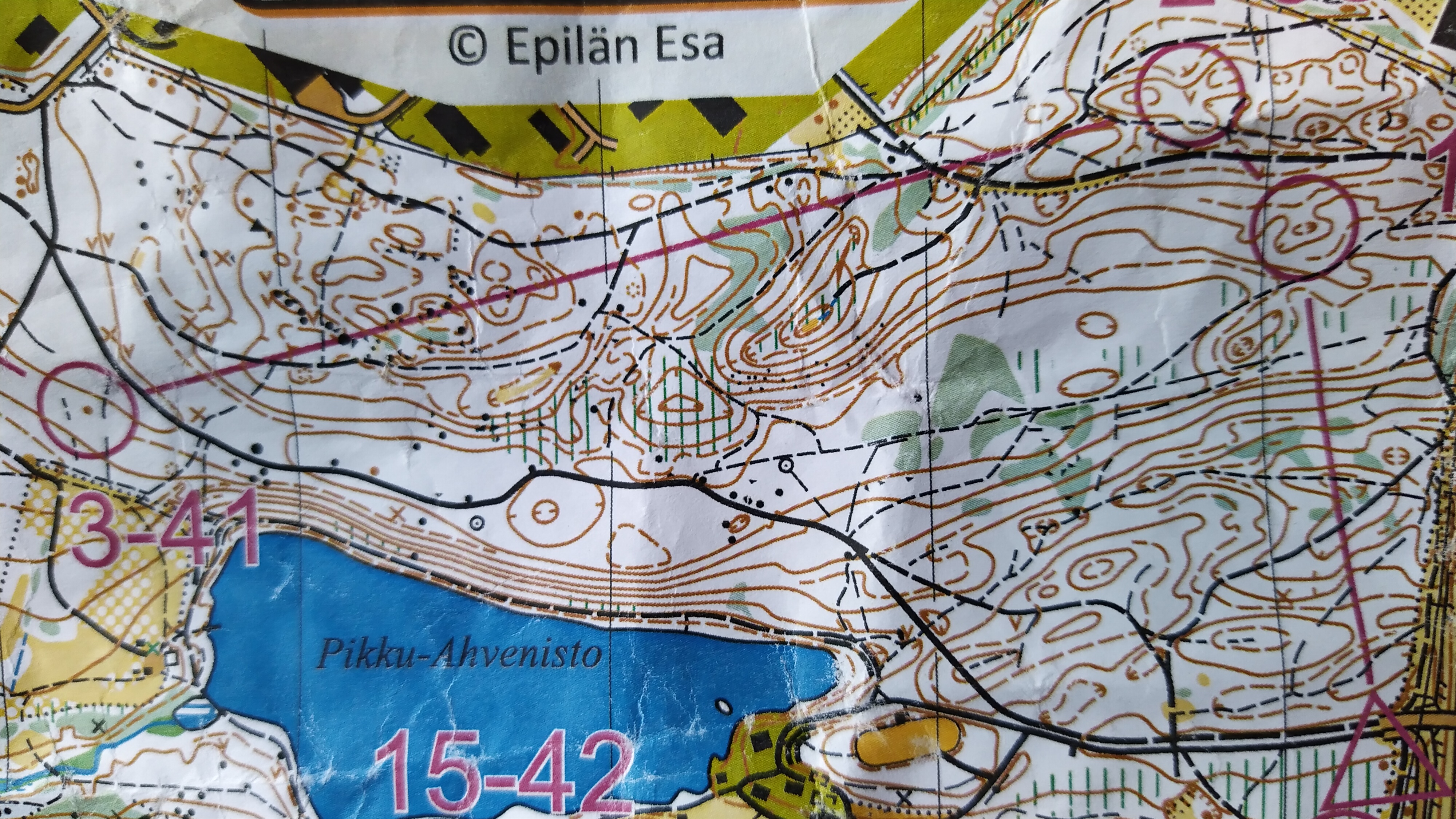 Tampereen Iltarastit, Pikku-Ahvenisto, 6,8 km